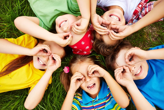 enfants en classe de découvertes